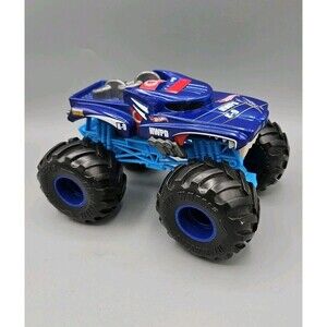 Hot Wheels Monster Jam K-9 HWPD Monster Truck Blue  1:24 Die Cast